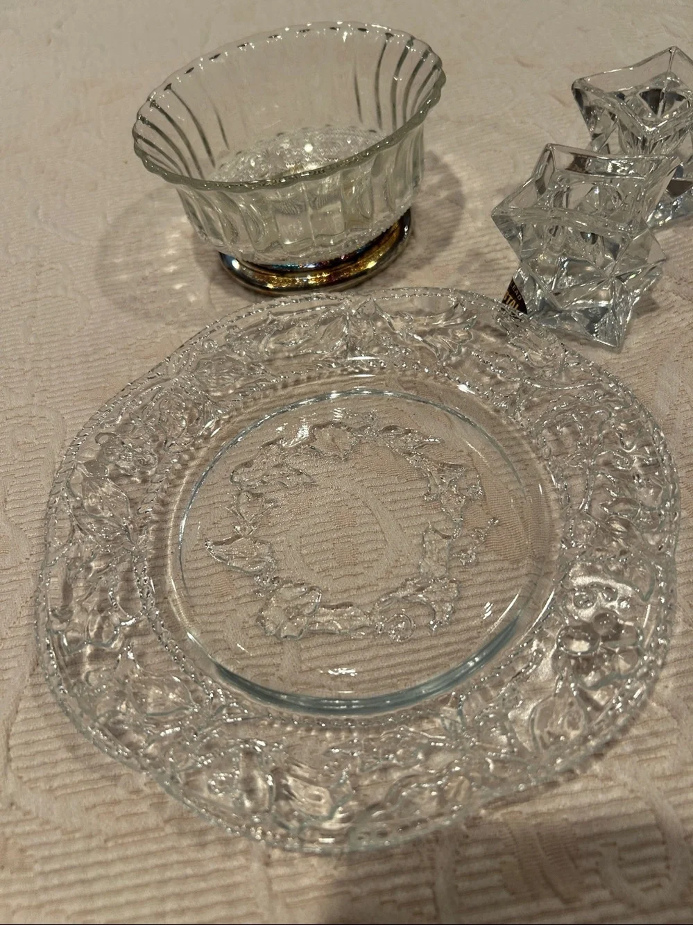 Bowl, dishes & candleholder bundle!